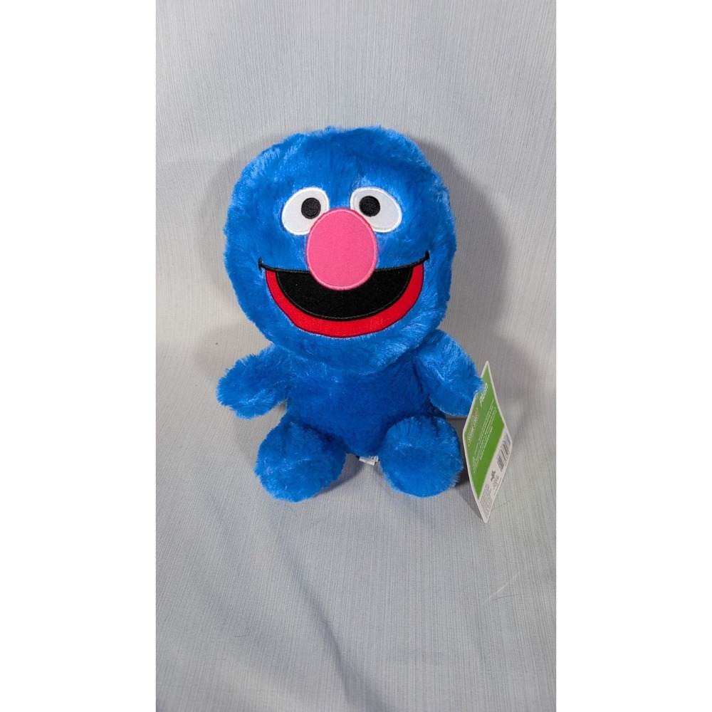 Sesame Street Big Head 10" Baby Grover Plush Toy Factory 2022‎ NWT